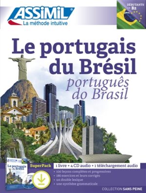 Le portugais du Brésil. Pack livre + 4CD + téléchargement audio